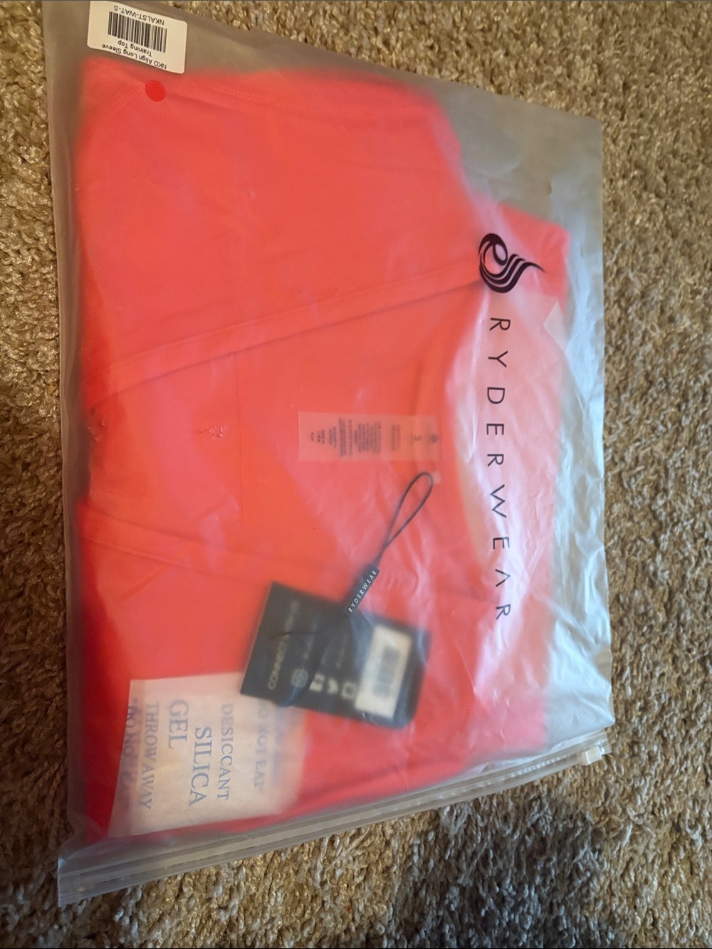 Ryderwear Bright Coral Performance Hoodie